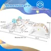 COSTWAY Klettergerüst Indoor 4er Set, klappabre Produktbild-Vorschau 3