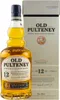 A bottle of Old Pulteney 12 Years Old Single Malt Scotch Whisky and its packaging. Produktbild-Vorschau