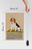 Holzschild Spruch 20x30cm Beagle Hund gutmütig liebt jeden Produktbild-Vorschau 6