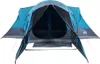 vidaXL Tipi tente familiale 8 personnes bleu imperméable Voir les images du produit 5