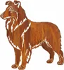Edelrost Collie - Rost Deko Hund Rostfigur Gartendeko für Produktbild-Vorschau 1