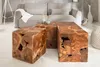 Invicta Interior Beistelltisch & Sitzhocker SQUARE Teakholz Produktbild-Vorschau 2