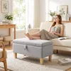 HOMCOM Sitzbank mit Stauraum, Polsterbank 71x37x36 cm mit Produktbild-Vorschau 7