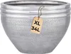 Marrakesch XXL Aluminium Blumenkübel Übertopf Ø 38 cm Produktbild-Vorschau 1