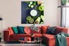 MuchoWow® Poster Smoothie - Obst - Grün 100x100 cm - Produktbild-Vorschau 2