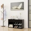 vidaXL Lavice na boty černá 80x30x45 cm Dřevěný materiál Náhled obrázku produktu 2
