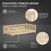 ML-Design łóżko dziecięce 70x140 cm naturalne łóżko Podgląd zdjęcia produktu 4