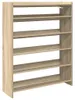 vidaXL Stojak na buty dąb sonoma 80x25x100 cm materiał Podgląd zdjęcia produktu 1