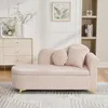 MODFU Chaiselongue Freizeitsofa Einzelsitz mit Lendenkissen Produktbild-Vorschau 1