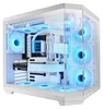 Mars Gaming MC-3TCOREW, Midi Tower, PC, Weiß, ATX, micro Produktbild-Vorschau 1