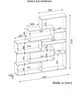 Bücherregal Weiß - Walnuss Marla "" Produktbild-Vorschau 7