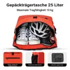 Wiltec 3 in 1 borsa portapacchi rosso, borsa da bicicletta Anteprima dell’immagine prodotto 6