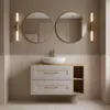 RODAN | Badschrank Hängend - 80 cm - Beige, Braun - MDF - Produktbild-Vorschau 6