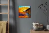 Coloray Uhr auf Leinwand 30x30 cm Wand Uhr Dekoration Produktbild-Vorschau 4