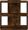 vidaXL Bücherregal 3 Böden Räuchereiche 60x30x60 cm Produktbild-Vorschau 4
