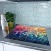 Spritzschutz Herdabdeckplatte Schneidebrett aus Glas Bunte Produktbild-Vorschau 2