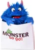 Monster To Go Schmackes blu 35 cm con sacchetto di carta Anteprima dell’immagine prodotto 2