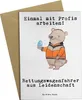 Mr. & Mrs. Panda Grußkarte Rettungswagenfahrer Leidenschaft Produktbild-Vorschau 1