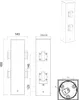 4 Fach Garten und Teich Steckdosen Pollerform 40 x 10 cm Produktbild-Vorschau 7