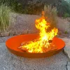 Feuerstelle Feuerschale Metall Feuerkorb 150 cm Lagerfeuer Produktbild-Vorschau 6