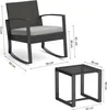 BEALIFE WR210 Ensemble en rotin 3 pièces | Ensemble de Voir les images du produit 7