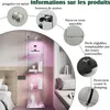 Witryna szklana na stojaku, kolekcja, 4 półki, 1 drzwi, Podgląd zdjęcia produktu 4