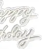 Tabliczka LED Relaxdays, „Happy Birthday”, świecąca Podgląd zdjęcia produktu 7