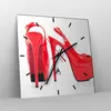 Wanduhr - Quadrat - Glasuhr - Ferse Schuhe Frauen Mode - Produktbild-Vorschau 4
