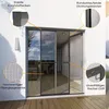 Yoursol Alu Insektenschutz Schiebetür 120x240cm anthrazit Produktbild-Vorschau 4