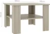 vidaXL Table basse en chêne Sonoma 60x60x42 cm Matériau Voir les images du produit 10