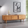 Lowboard SIMONA, 175 cm aus Massivholz, Eiche Finish - TV Produktbild-Vorschau 2