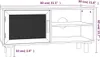 vidaXL TV-Schrank Schwarz 80x30x40 cm Massivholz Kiefer Produktbild-Vorschau 9