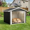 Hundehütte 102 x 91 x 84 cm, Outdoor-Hundehütte für Produktbild-Vorschau 2