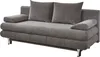 Schlafsofa Schlafcouch taupe 196 cm mit Bettkasten - Produktbild-Vorschau 1