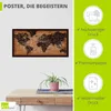 ARTland Poster Alte Weltkarte Größe: 60x30 cm Produktbild-Vorschau 2