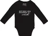 Huuraa Baby Body Erzgebirge verliebt 62 Black  Baumwolle Produktbild-Vorschau 1