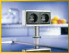 THEBO-Licht Kochinselsteckdose KI-ST/2 aus Edelstahl mit Produktbild-Vorschau 5