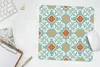 MuchoWow® Mauspad Mousepad Muster - Blumen - Abstrakt 30x30 Produktbild-Vorschau 5