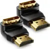 deleyCON HDMI 270° Winkeladapter 2 Stück im Set - HDMI Typ Produktbild-Vorschau 1