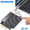 Externes CD DVD Laufwerk USB 3.0 + Typ-C, Slim Design, DVD Produktbild-Vorschau 1