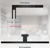 Diagram showing two mounting options for a light fixture, one plug-in and one screw-on. Anteprima dell’immagine prodotto