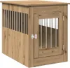vidaXL Cage pour chien style meuble chêne Artisan 55x80x68 Voir les images du produit 1