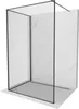 Mexen Kioto Walk-In Duschwand 90x90 cm Schwarz, Gun Gray, Produktbild-Vorschau 1