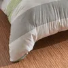 Traumschlaf Biber Bettwäsche Streifen grün 135x200 cm + Produktbild-Vorschau 3
