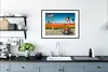 MuchoWow® Gerahmtes Poster Heißluftballon - Orange - Tulpen Produktbild-Vorschau 4
