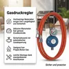 Mucola tubo gas + riduttore di pressione incl. manometro Anteprima dell’immagine prodotto 2