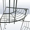 Scala angolare per fiori 3 ripiani, verde scuro Anteprima dell’immagine prodotto 3