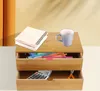 Schreibtisch Organizer mit 2 Schubladen Bambus Produktbild-Vorschau 10