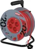 EMOS Kabeltrommel Schuko, 20m Kabel mit 1mm Querschnitt, 4 Steckdosen, Indoor Kabelrolle, Schutzklas Produktbild-Vorschau