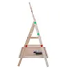 tavolo da disegno in legno bifacciale 2 in 1 per neonati, Anteprima dell’immagine prodotto 7